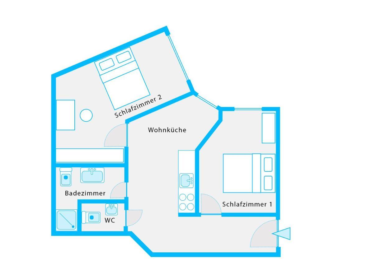 The Mierendorf Hinterhaus, 2 Bed Rooms Up To 4 People Berlin Exterior photo